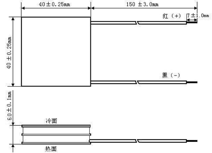 Thermoelectric cooling module TEC2 -19008